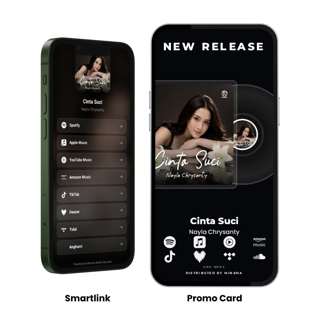 Contoh Hasil Smart Link dan Promo Cards Minema